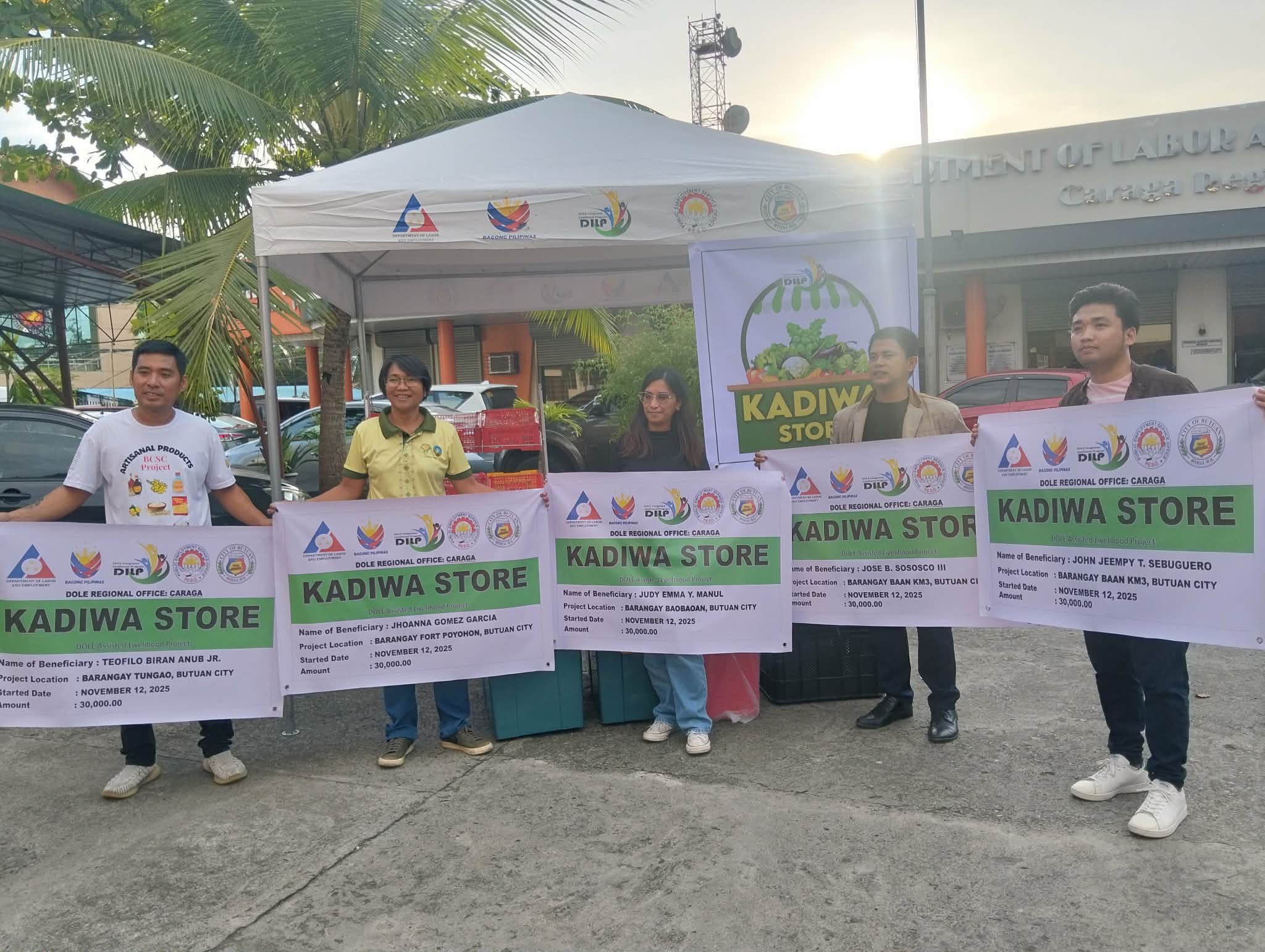 KADIWA Store DOLE Caraga launch